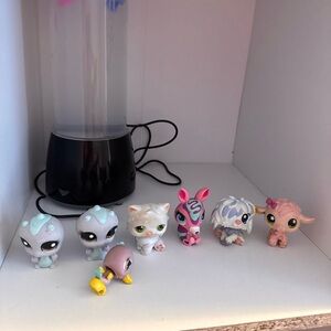 LPS 7 piece littlest pet shop animals